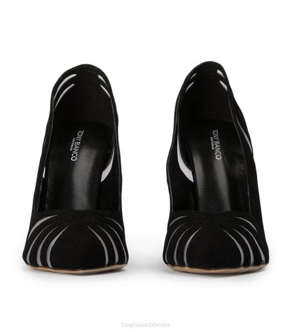 Stöckelschuhe| de Tony Bianco Frauen Pfeilabsätze schwarzes Wildleder 462473